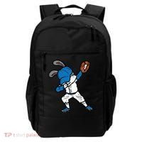 Bunny Rabbit Dab Baseball Easter Sport Pitcher Gift Backpack thumb 0