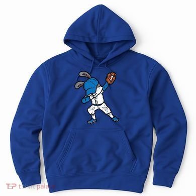 Bunny Rabbit Dab Baseball Easter Sport Pitcher Gift Hoodie