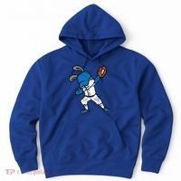 Bunny Rabbit Dab Baseball Easter Sport Pitcher Gift Hoodie thumb 0