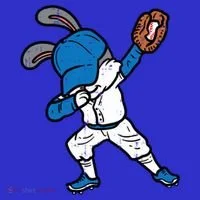 Bunny Rabbit Dab Baseball Easter Sport Pitcher Gift Tumbler thumb 3