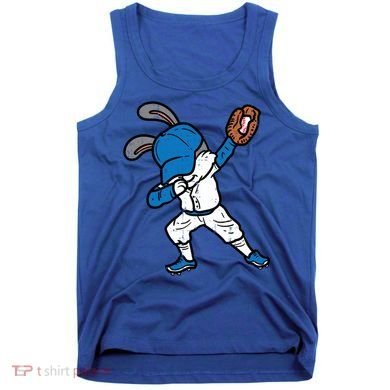 Bunny Rabbit Dab Baseball Easter Sport Pitcher Gift Tank Top