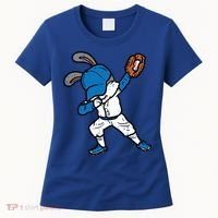 Bunny Rabbit Dab Baseball Easter Sport Pitcher Gift Women's T-Shirt thumb 0