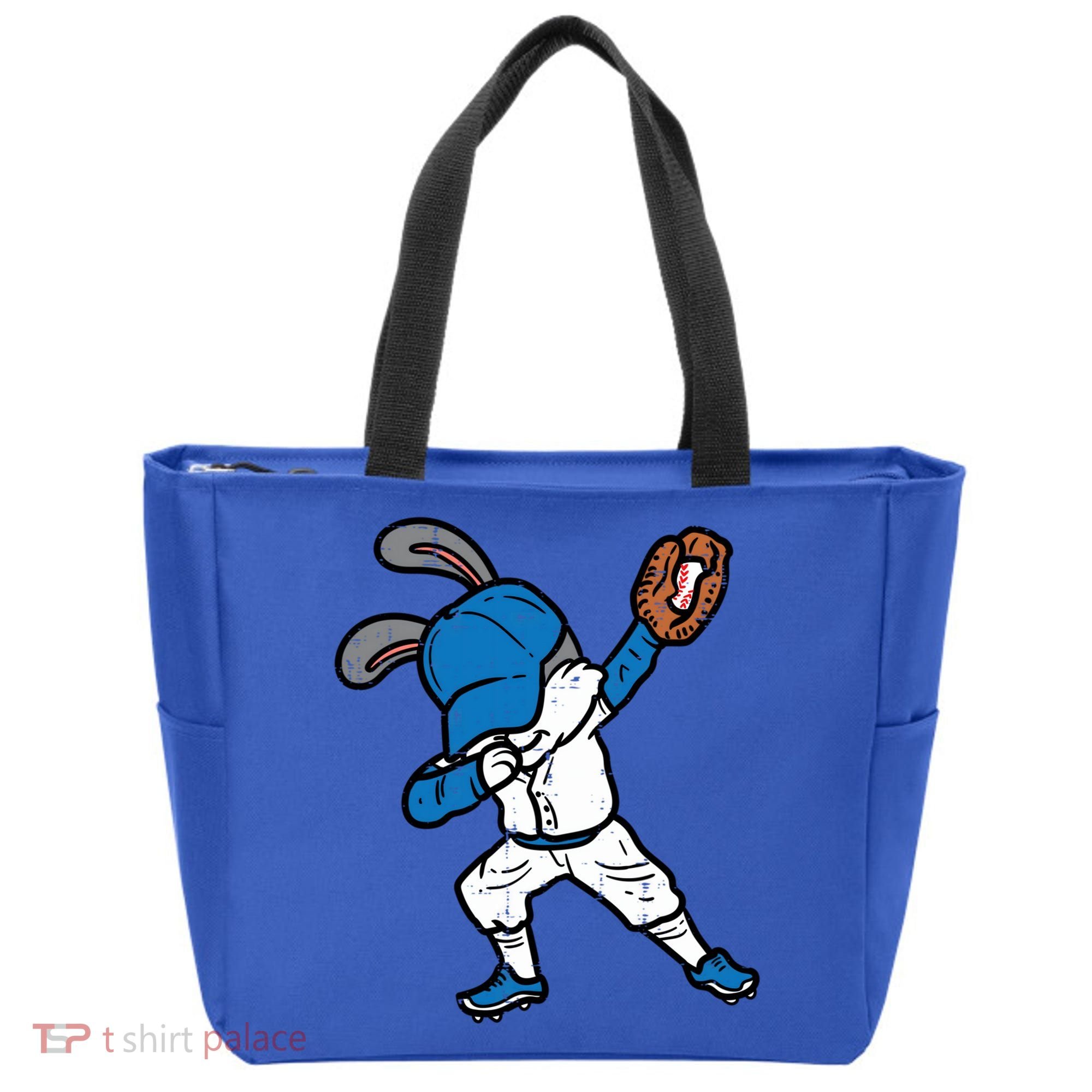 Bunny Rabbit Dab Baseball Easter Sport Pitcher Gift Tote Bag