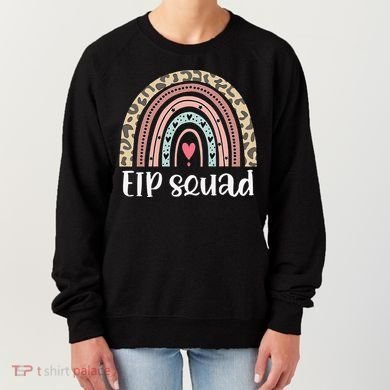 Boho Rainbow EIP Squad Early Intervention Program ECSE Team Women's Sweatshirt