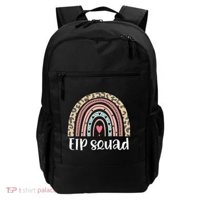 Boho Rainbow EIP Squad Early Intervention Program ECSE Team Backpack