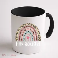Boho Rainbow EIP Squad Early Intervention Program ECSE Team Coffee Mug thumb 1