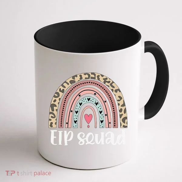 Boho Rainbow EIP Squad Early Intervention Program ECSE Team Coffee Mug