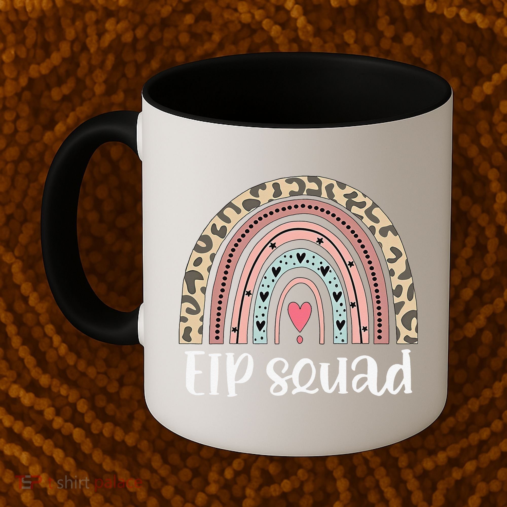 Boho Rainbow EIP Squad Early Intervention Program ECSE Team Coffee Mug