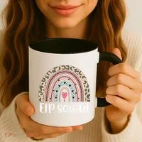 Boho Rainbow EIP Squad Early Intervention Program ECSE Team Coffee Mug thumb 3