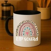 Boho Rainbow EIP Squad Early Intervention Program ECSE Team Coffee Mug thumb 4
