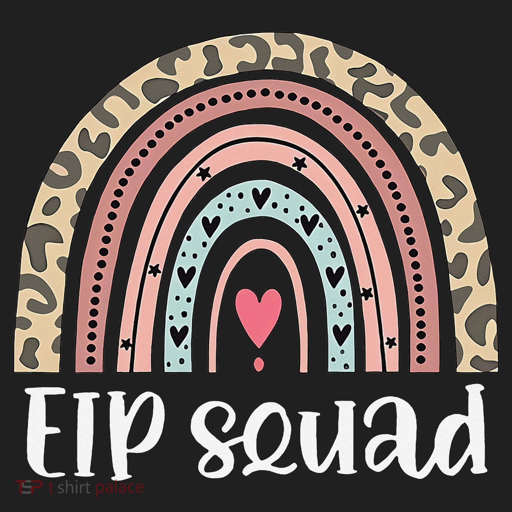 Boho Rainbow EIP Squad Early Intervention Program ECSE Team Beanie