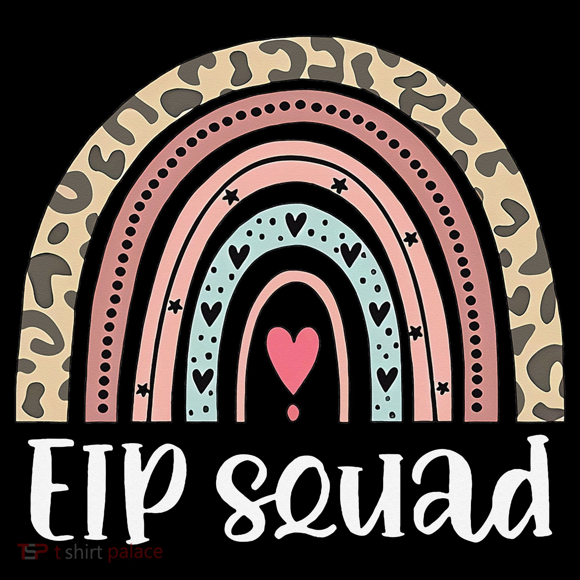 Boho Rainbow EIP Squad Early Intervention Program ECSE Team Ornament