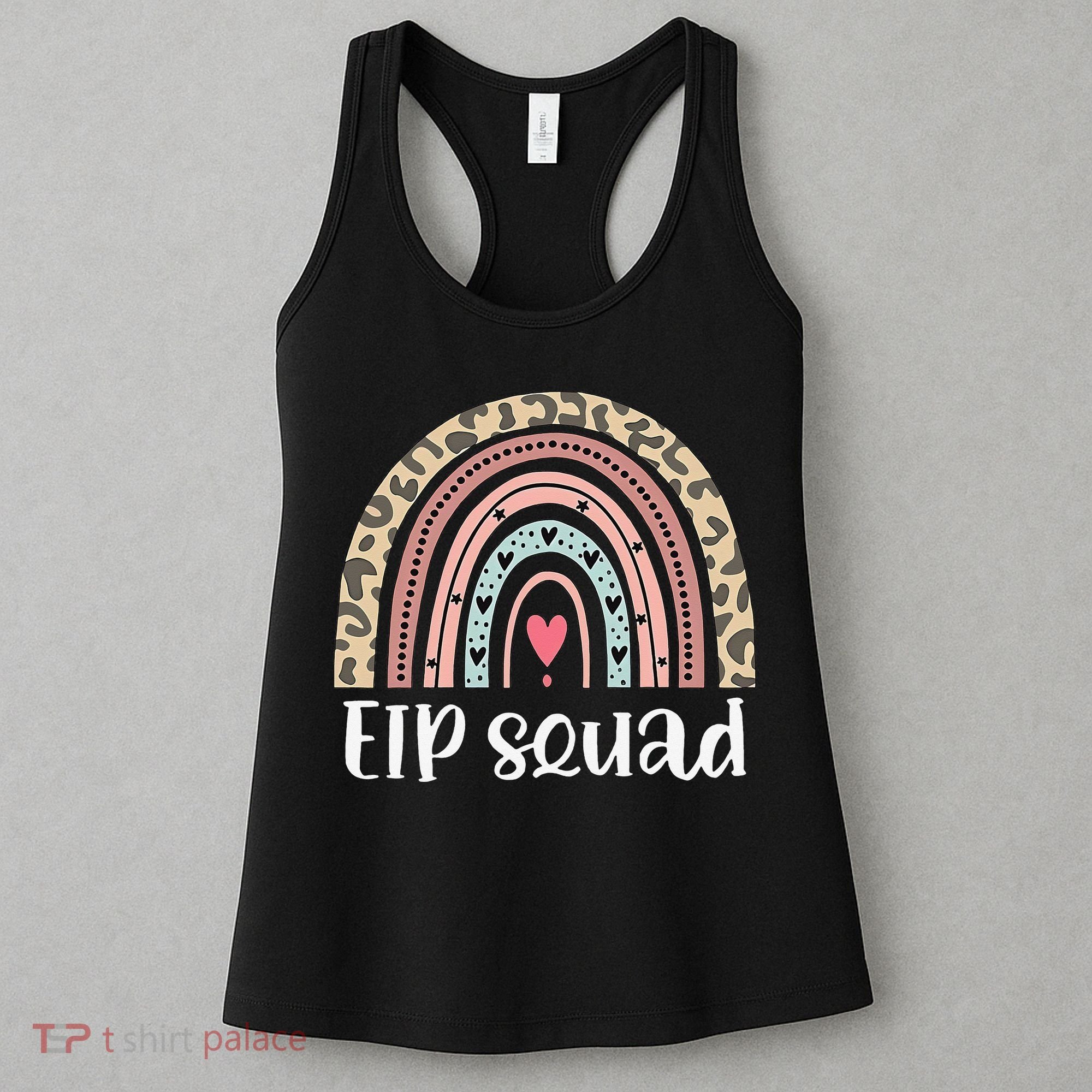 Boho Rainbow EIP Squad Early Intervention Program ECSE Team Women's Tank Top