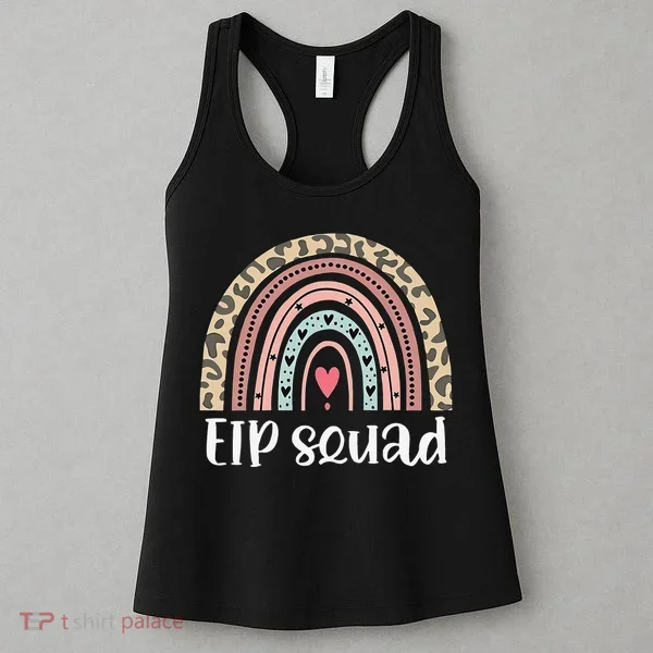 Boho Rainbow EIP Squad Early Intervention Program ECSE Team Women's Tank Top