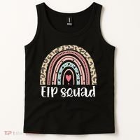 Boho Rainbow EIP Squad Early Intervention Program ECSE Team Tank Top thumb 2