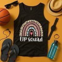 Boho Rainbow EIP Squad Early Intervention Program ECSE Team Tank Top thumb 4