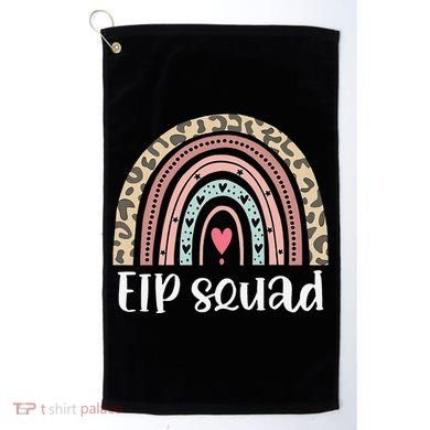 Boho Rainbow EIP Squad Early Intervention Program ECSE Team Golf Towel