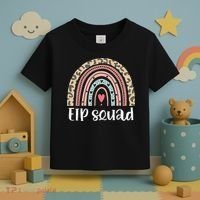 Boho Rainbow EIP Squad Early Intervention Program ECSE Team Toddler T-Shirt thumb 3