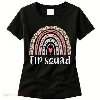 Boho Rainbow EIP Squad Early Intervention Program ECSE Team Women's T-Shirt