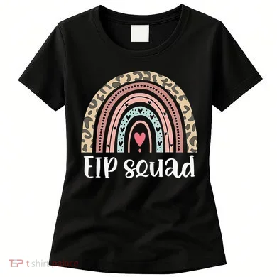 Boho Rainbow EIP Squad Early Intervention Program ECSE Team Women's T-Shirt