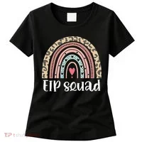 Boho Rainbow EIP Squad Early Intervention Program ECSE Team Women's T-Shirt thumb 0