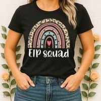 Boho Rainbow EIP Squad Early Intervention Program ECSE Team Women's T-Shirt thumb 2