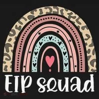 Boho Rainbow EIP Squad Early Intervention Program ECSE Team Women's T-Shirt thumb 6