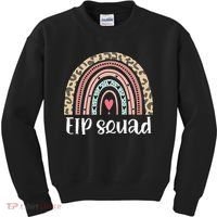 Boho Rainbow EIP Squad Early Intervention Program ECSE Team Kids Sweatshirt thumb 0