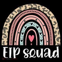 Boho Rainbow EIP Squad Early Intervention Program ECSE Team Kids Sweatshirt thumb 2