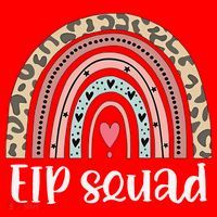 Boho Rainbow EIP Squad Early Intervention Program ECSE Team Santa Hat thumb 1