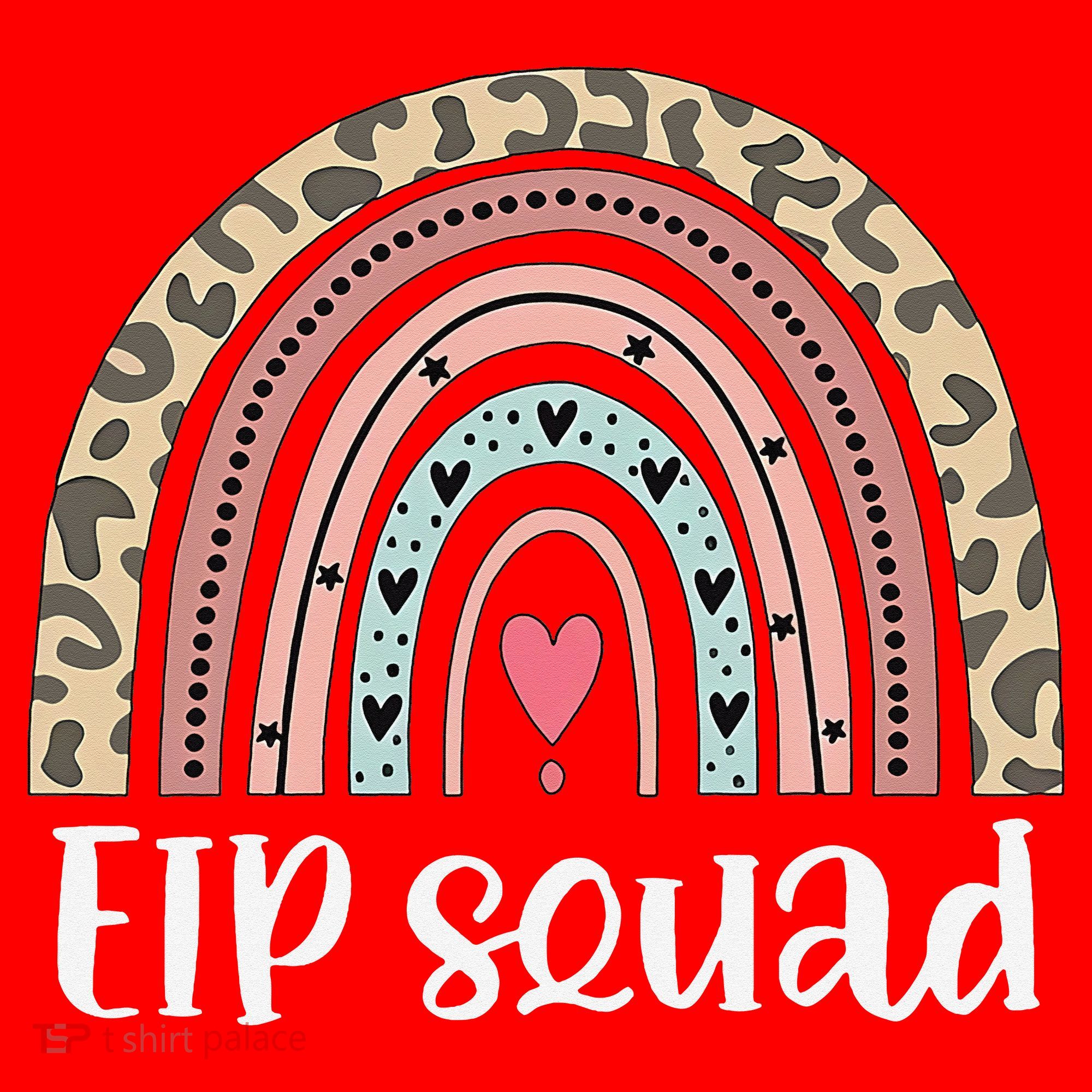 Boho Rainbow EIP Squad Early Intervention Program ECSE Team Santa Hat