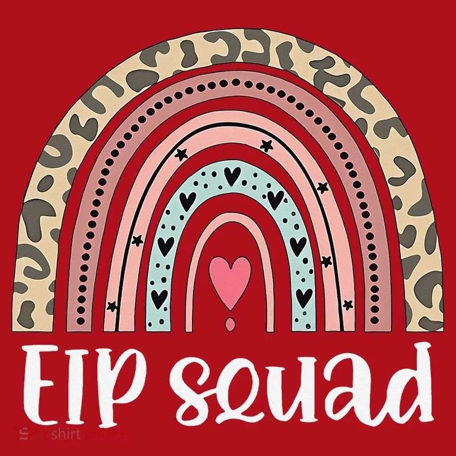 Boho Rainbow EIP Squad Early Intervention Program ECSE Team Christmas Stocking