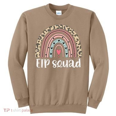 Boho Rainbow EIP Squad Early Intervention Program ECSE Team Sweatshirt