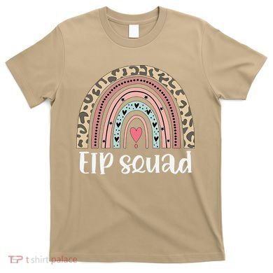 Boho Rainbow EIP Squad Early Intervention Program ECSE Team T-Shirt