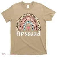 Boho Rainbow EIP Squad Early Intervention Program ECSE Team T-Shirt thumb 0