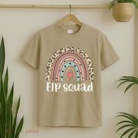 Boho Rainbow EIP Squad Early Intervention Program ECSE Team T-Shirt thumb 2