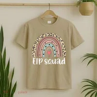 Boho Rainbow EIP Squad Early Intervention Program ECSE Team T-Shirt thumb 2