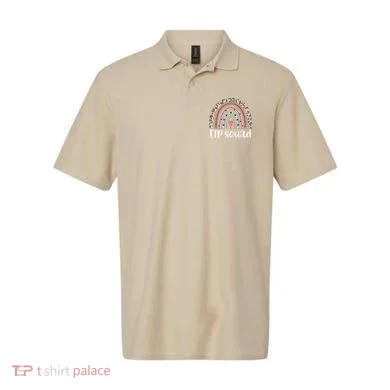 Boho Rainbow EIP Squad Early Intervention Program ECSE Team Polo
