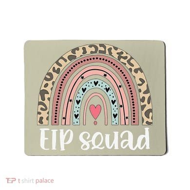 Boho Rainbow EIP Squad Early Intervention Program ECSE Team Mousepad