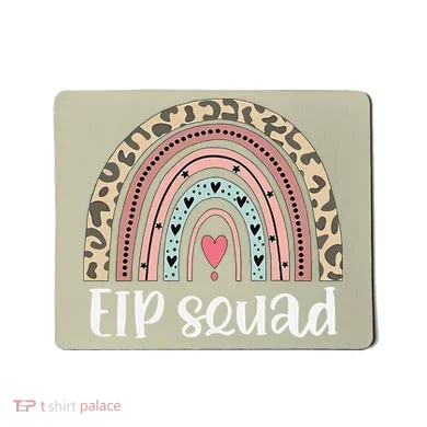 Boho Rainbow EIP Squad Early Intervention Program ECSE Team Mousepad