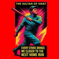 Babe Ruth Epic Neon Santa Hat thumb 1