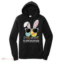 Bunny Rabbit Easter Egg Hunt Supervisor Funny Women's Hoodie thumb 0