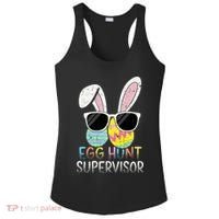 Bunny Rabbit Easter Egg Hunt Supervisor Funny Ladies PosiCharge Competitor Racerback Tank thumb 0
