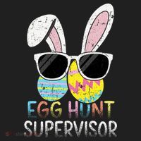 Bunny Rabbit Easter Egg Hunt Supervisor Funny Hat thumb 2