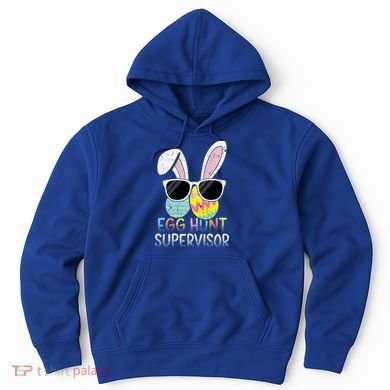 Bunny Rabbit Easter Egg Hunt Supervisor Funny Hoodie
