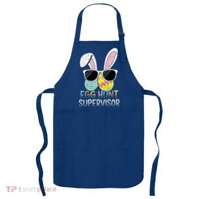 Bunny Rabbit Easter Egg Hunt Supervisor Funny Apron