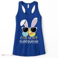 Bunny Rabbit Easter Egg Hunt Supervisor Funny Women's Tank Top thumb 0
