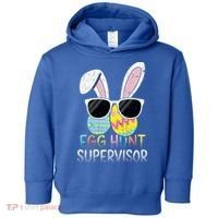 Bunny Rabbit Easter Egg Hunt Supervisor Funny Toddler Hoodie thumb 0