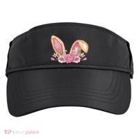 Bunny Rabbit Ears Cute Illustration Easter Adult Drive Performance Visor thumb 0