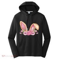 Bunny Rabbit Ears Cute Illustration Easter Performance Fleece Hoodie thumb 0